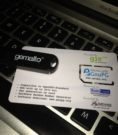 Using an OpenPGP Smartcard with GnuPG 